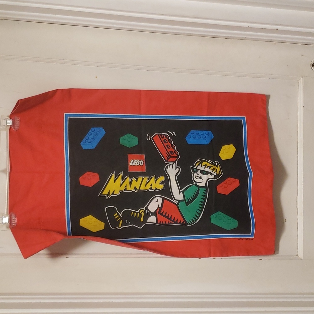 Vintage Maniac Lego Pillowcase